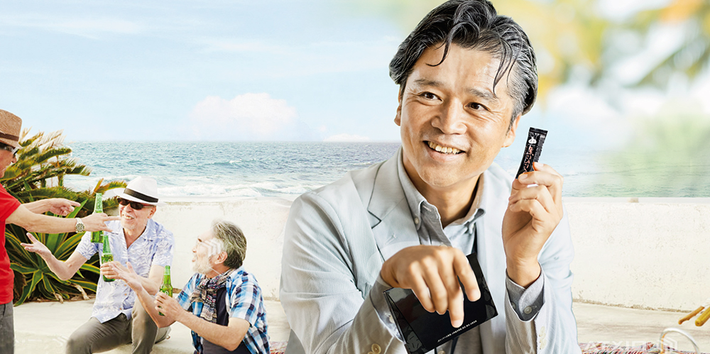 まさゆきの株式会社の「熟成黒にんにく」。コラーゲン、玄米核酸入りで臭いも少なく食べ易いマンゴー風味。